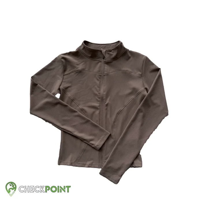 بلوز آستین بلند تمام زیپ کبریتی s99 07