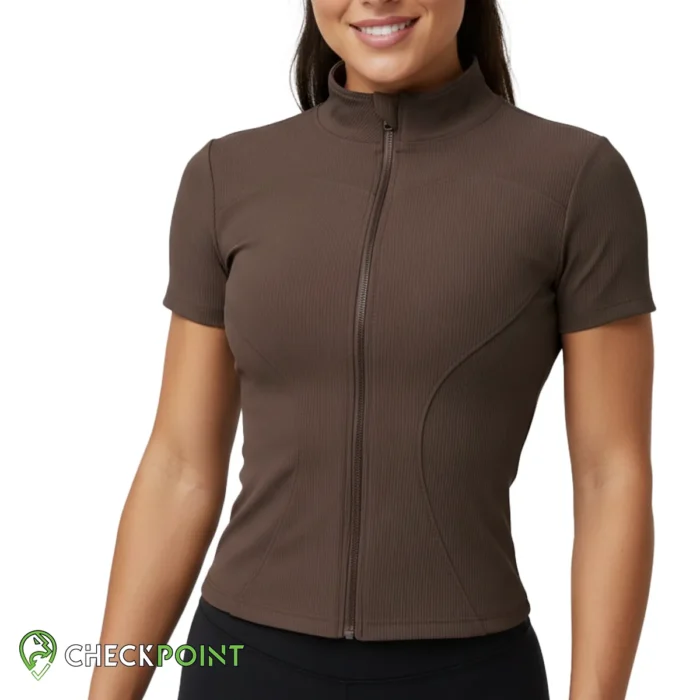 بلوز آستین کوتاه تمام زیپ کبریتیS167 06 بلوز آستین کوتاه تمام زیپ کبریتیs167 06